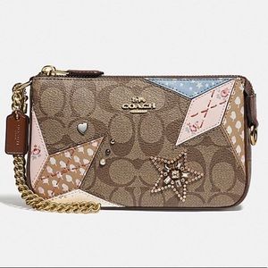 Coach Large Wristlet 19 Star Patchwork